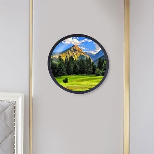 16 inch Round Photo FramesCreative Circle Picture Frames for Wall Mounting Display or Table Mounting Picture Frame DecorBlack$$Home Decor, Kitchen, & Other