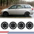 thumbnail image 1 of 16 inch Set of 4 Hubcaps Wheel Rims Cover for 2004-2010 Toyota Sienna Snap-on Installation Black Lacquer, 1 of 10