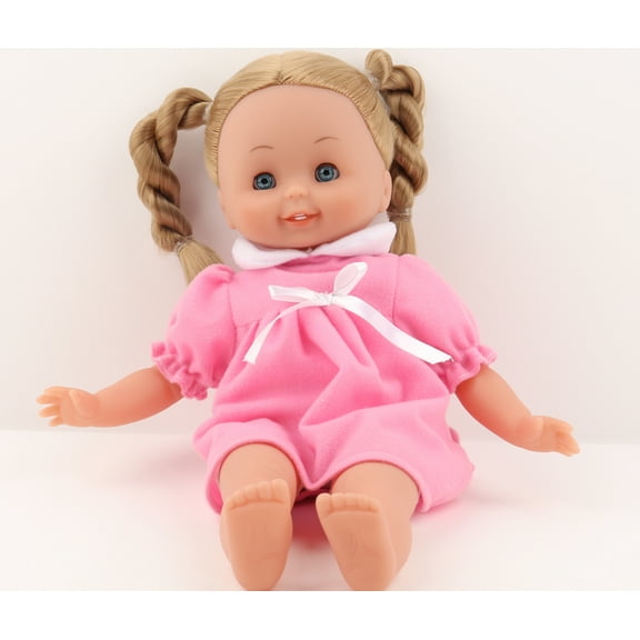 16-inch vinyl soft and fashionable blinking doll (pinchable and biting, with movable joints)