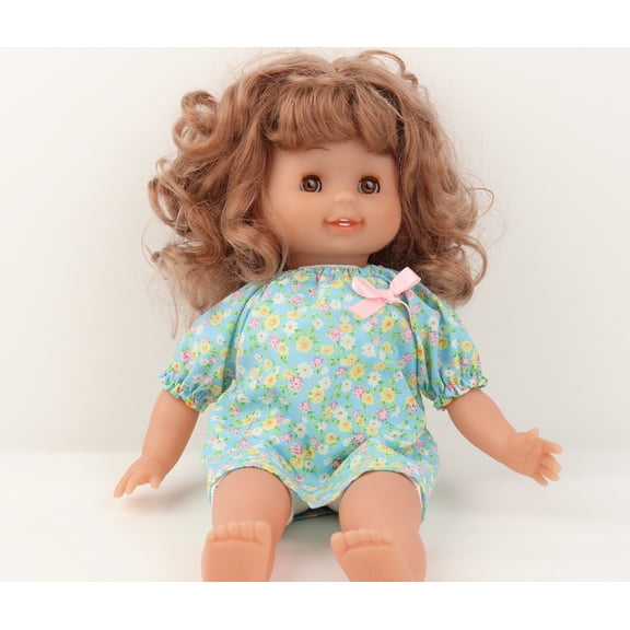 16-inch vinyl soft and fashionable blinking doll (pinchable and biting, with movable joints)