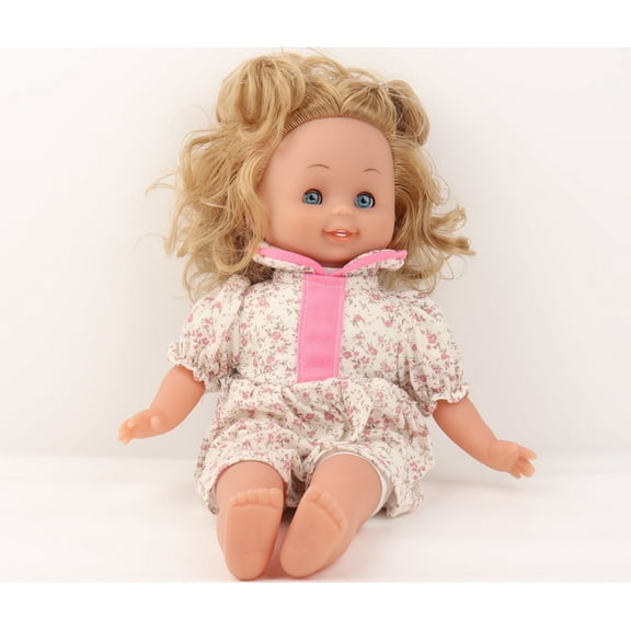 16-inch vinyl soft and fashionable blinking doll (pinchable and biting, with movable joints)