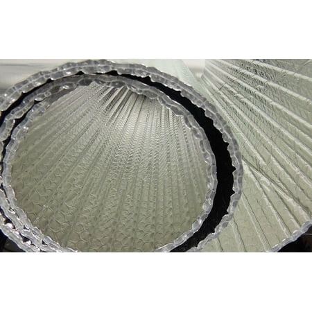 16-inch x 20 ft. R8 PREMIUM Reflective Foil Insulation Spiral Duct Pipe Wrap Double Bubble