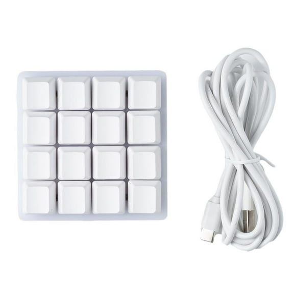 16-key Black Keypad Mechanical Keyboard Custom Shortcut Keys Programmable