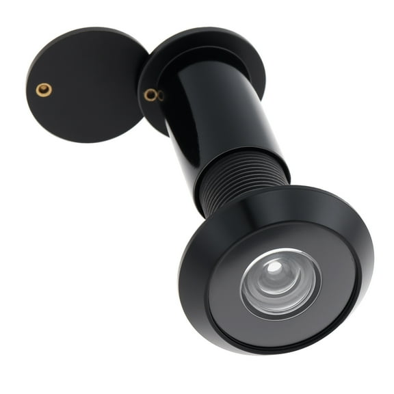 16 mm / 0.63 inch Solid Brass 200 Degree Door Viewer Peephole for 35-60 mm Doors Thickness / Office / Hotel with Rotating Privacy Cover, HD Optical Glass Lens Security Peek Peep Holes