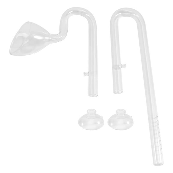 16 mm Aquarium Glass Inflow Outflow Pipe Tube Fish Tank Aquatic Water Plant Canister Filter Suction Cup Hose Set