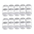thumbnail image 1 of 16 mm Clear Acrylic Dice Blank, 100 Pcs Rounded Corner Blank Dice with Smoothed Surface Six Sided for Board, White, 1 of 7