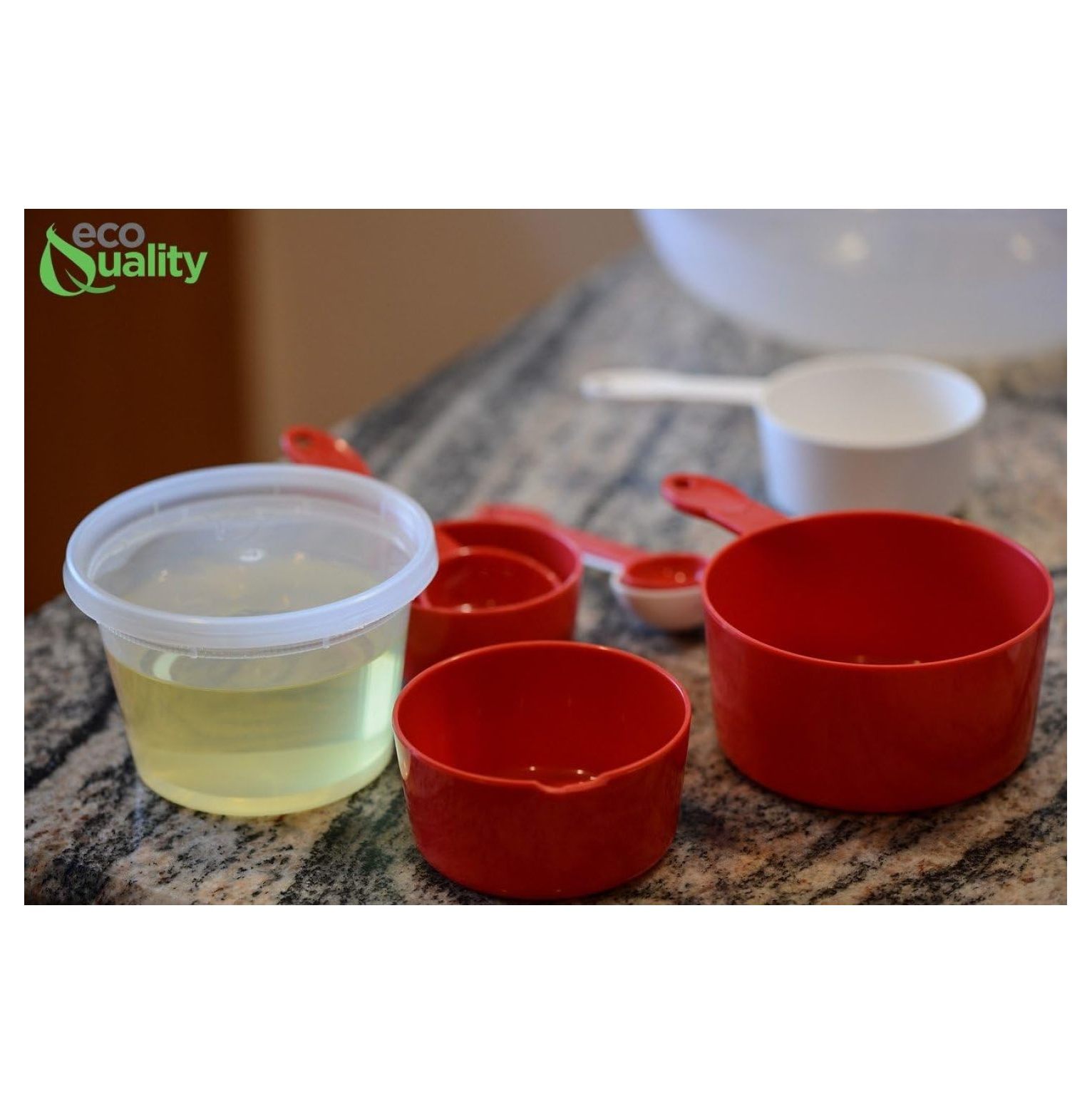 16 oz - 100 Count - Food Storage Plastic Deli Containers with Lids For ...