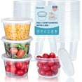 16 oz [240 pack] Soup Containers with Lids, Plastic Deli Food Storage