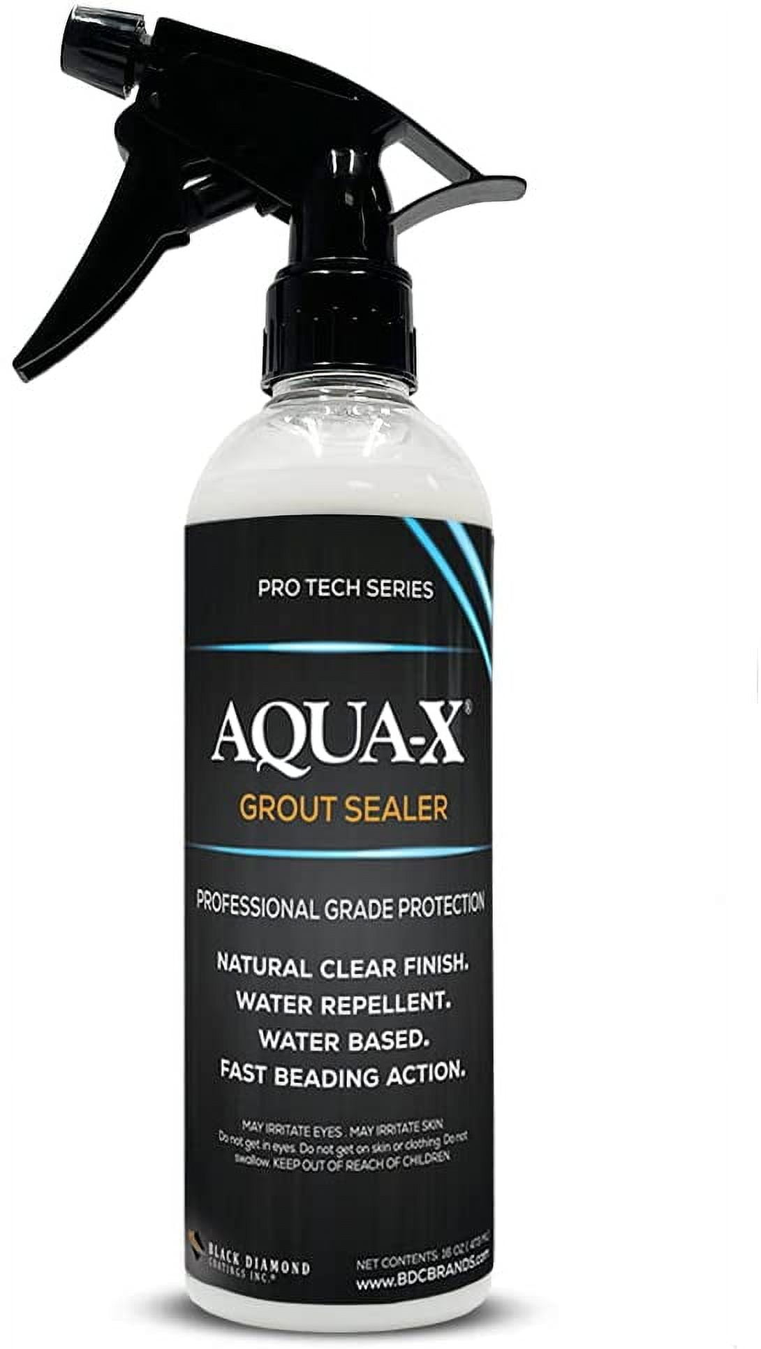 16 oz AQUAX Grout Sealer, Clear Grout Sealer, Professional Grade