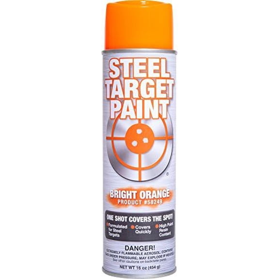 - 16 oz Aerosol Paint in a Can for Shooting Ranges, Shooting Clubs, Parks and Private Ranges and for Match Competition (Bright Orange, 6 Pack)$$Tools & Hardware Other