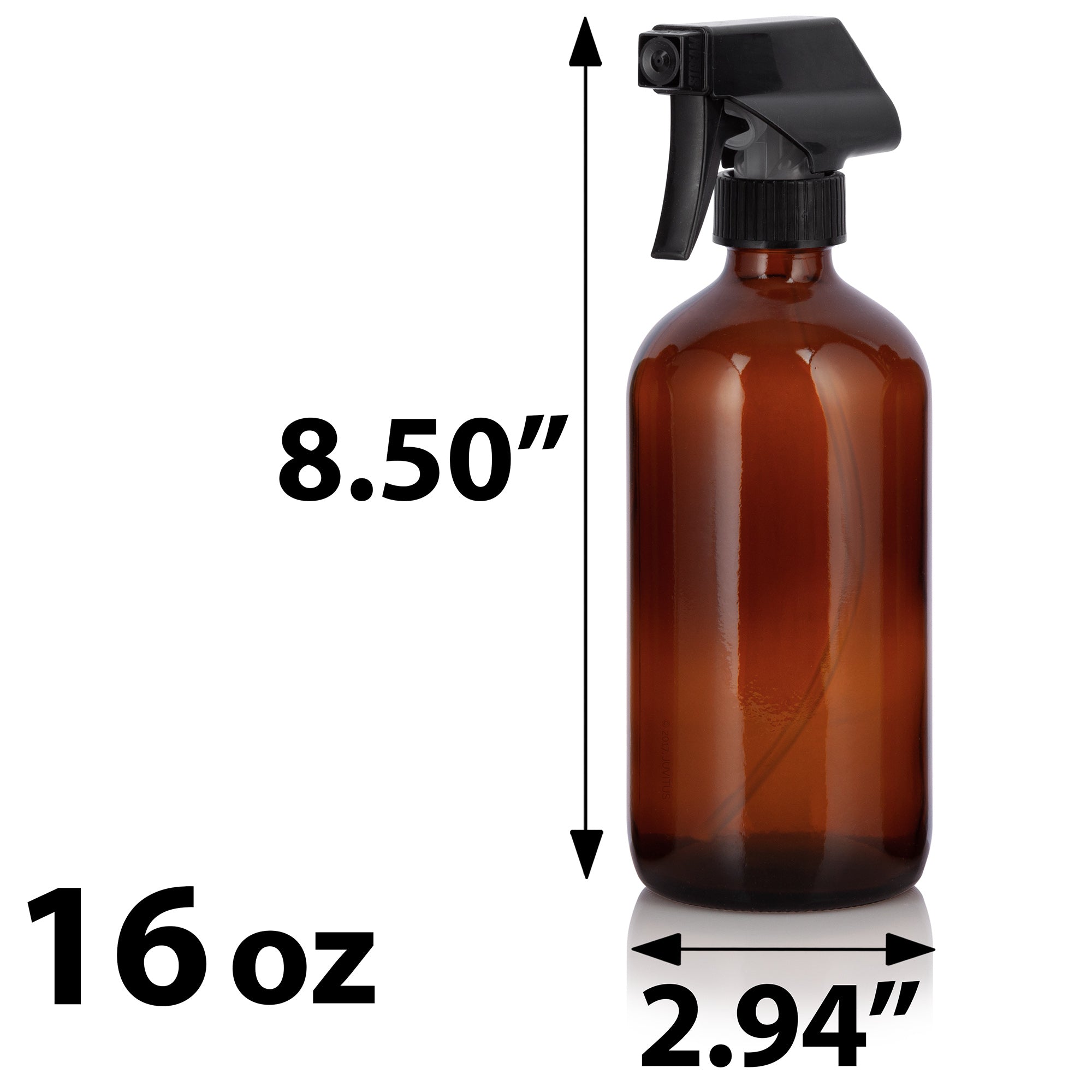 4 Oz Frosted Clear Glass Boston Round Bottle With Treatment Pump (6 Pack) + Funnel | Reusable Refillable Containers