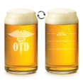 thumbnail image 1 of 16 oz Beer Can Glass Two Sided Good Day Bad Day Don't Even Ask Funny Fill Lines OTD Doctor Of Occupational Therapy Therapist Gift, 1 of 1