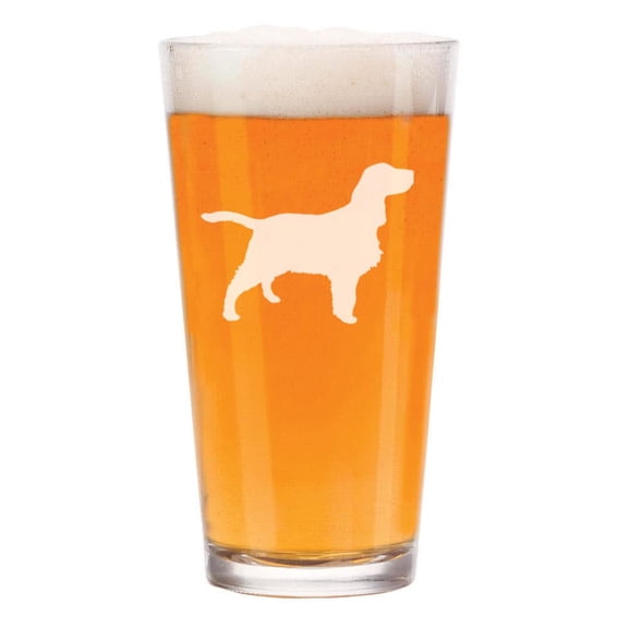 16 oz Beer Pint Glass Springer Spaniel