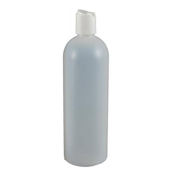 16 oz Clear Empty Bottle with Pop Top Lid