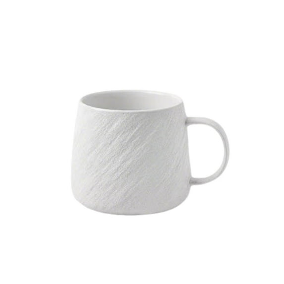 16 oz Coffee Cup, Ceramic, Durable, Dishwasher & Microwave Safe, White