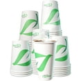thumbnail image 1 of 16 oz Compostable Paper Cups - Biodegradable Disposable White Paper Coffee Cups PLA Lined - Eco-friendly Hot and Cold Drinking Cups for Travel, Picnic, Party and Events (500), 1 of 5