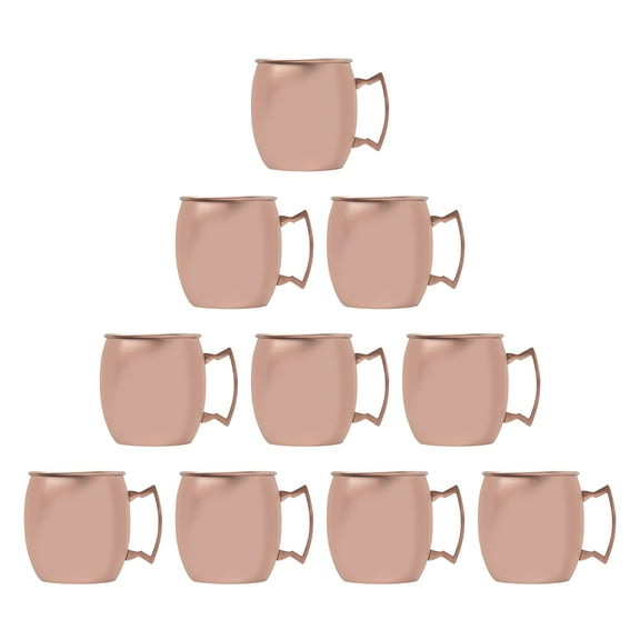 16 oz. Copper Coated Moscow Mule Mugs - 6 pack - Copper