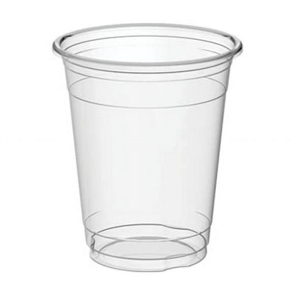 16 oz Crystal Clear PET Plastic Cups (Case of 500) for Iced Coffee, Cold Drinks, Smoothies, Milkshake, Slush Cups, Slurpee, Party's, Plastic Disposable Cups, CC12_1000