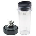 thumbnail image 1 of 16 oz Cup with To-Go Lid and Extractor Blade Replacement Parts 303KKU 305KKU 307KKU Compatible with Nutri Ninja BL660 BL740, 1 of 6