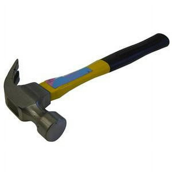 16 oz. Curved Claw Hammer, Fiberglass Handle