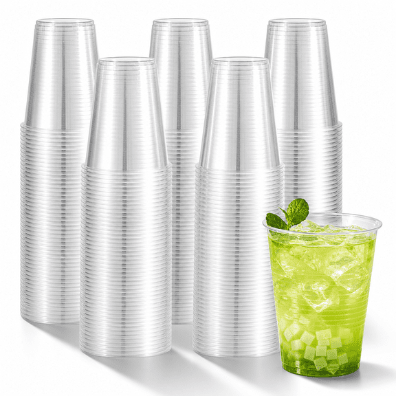 16 oz Disposable Plastic Cups, 260 Count