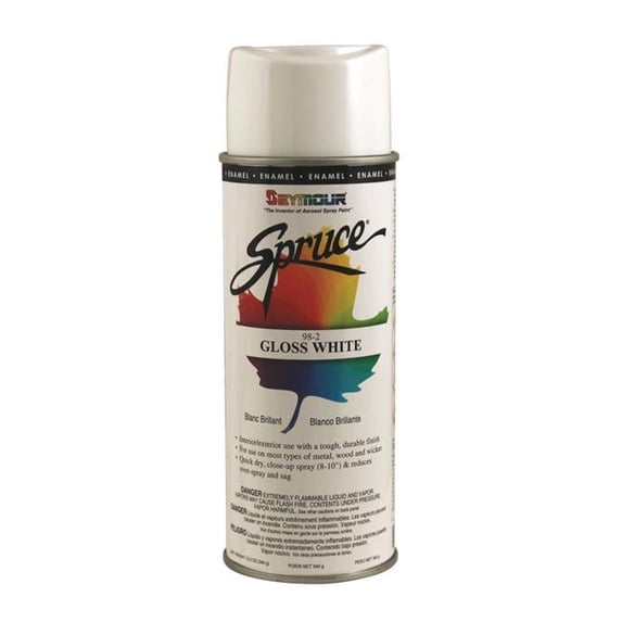 16 oz Enamel Spray Paint, Gloss White
