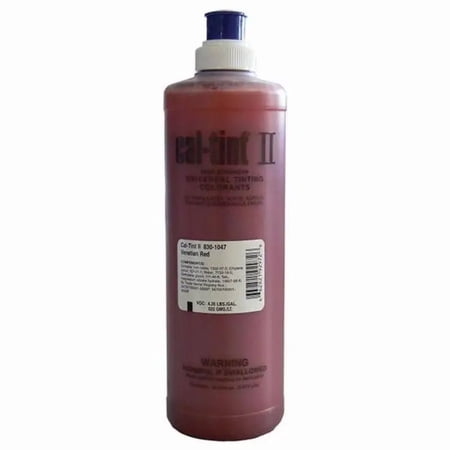 16 oz Evonik 830-1047 Venetian Red Cal-Tint II Universal Colorant