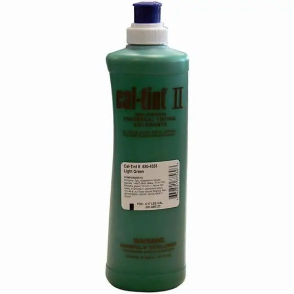 16 oz Evonik 830-4333 Light Green Cal-Tint II Universal Colorant