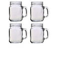 thumbnail image 1 of 16 oz.Glass Mason Jar Mugs with handles Set of 4,, 1 of 1