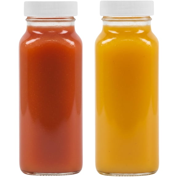 16 oz Glass Milk Bottle with Lid - Glass Jars with Airtight Lid used for Milk Container, Yogurt, Smoothies, Juice, Kefir, & Water -2 Pack 16 oz Glass Bottles with Lids