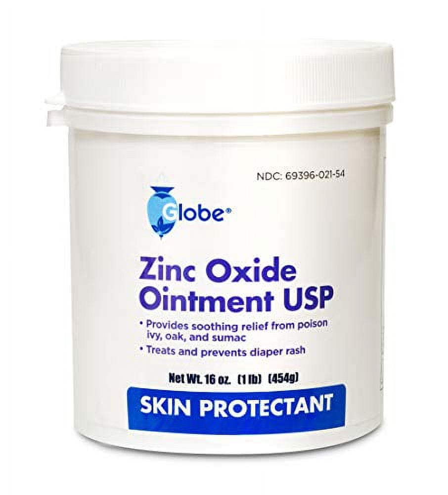 16 oz Globe Zinc Oxide 20 Skin Protectant Barrier Ointment, Treatment