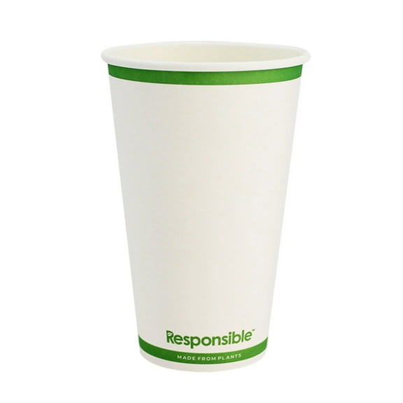 16 oz Hot Cups | Tree-Less™ Compostable Paper