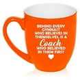thumbnail image 1 of 16 oz Large Bistro Mug Ceramic Coffee Tea Glass Cup Gymnastics Coach Gift (Orange), 1 of 1
