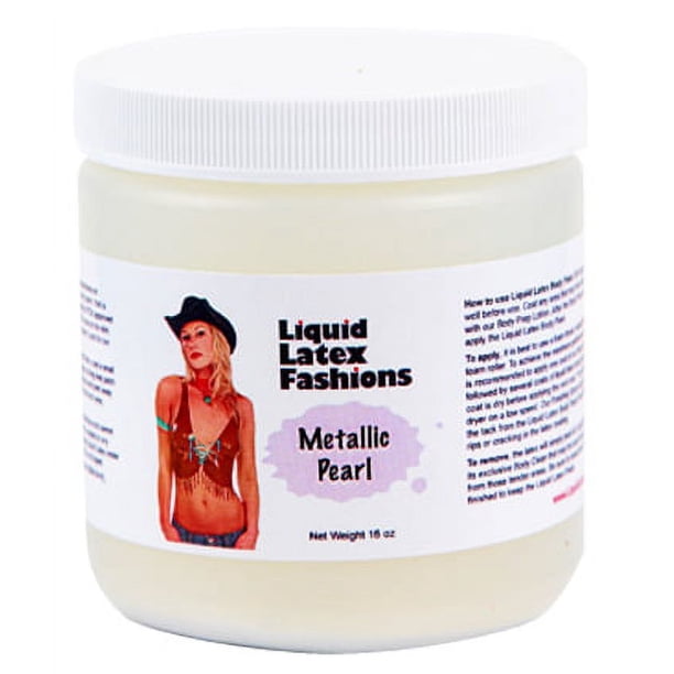 16 oz Metallic Pearl Liquid Latex *Ammonia Free* Body Paint