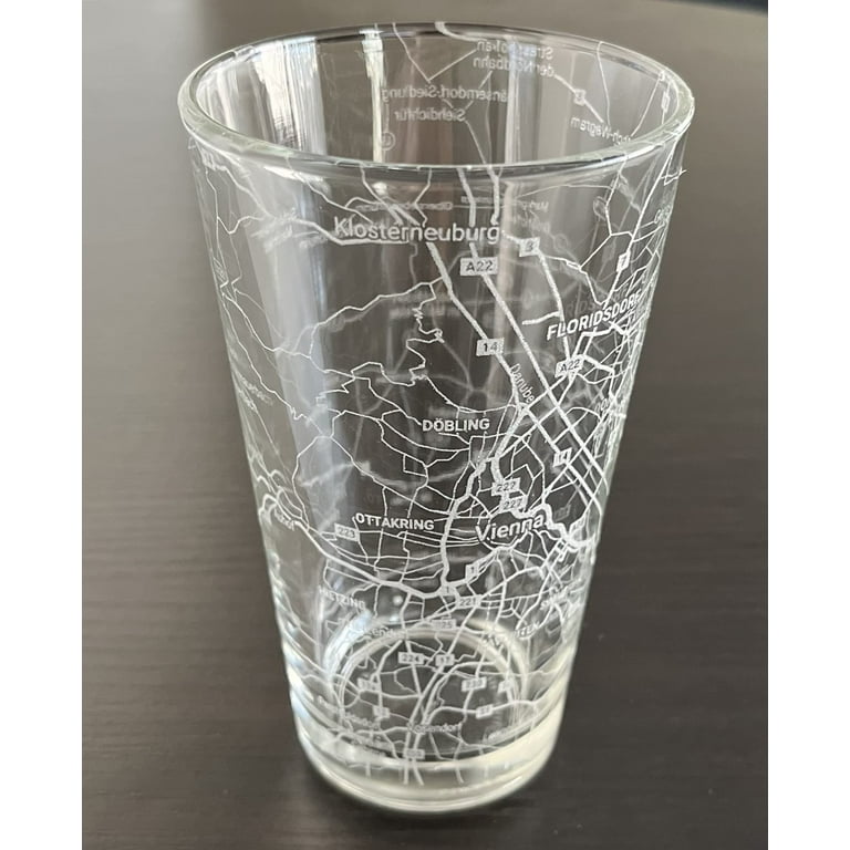 Classic Landshark Beer Pint Glass, 16oz Classic Landshark Beer Pint Glass, 16oz