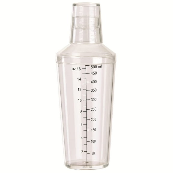 Polycarbonate Plastic Unbreakable Cocktail Shaker Glass