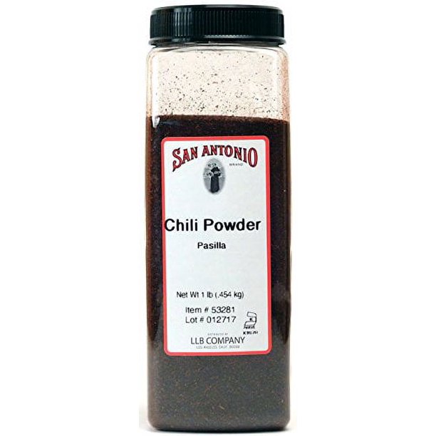 16 oz Premium Ground Dark Pasilla Chile Pepper, Mild Chili Powder