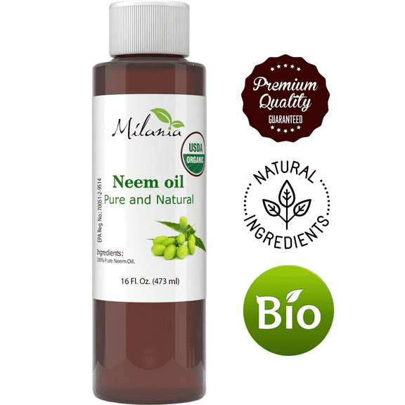 16 oz Premium Organic Neem Oil Virgin, Cold Pressed, Unrefined-Pure