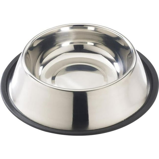 16 oz Stainless Steel No-Tip Mirror Dish