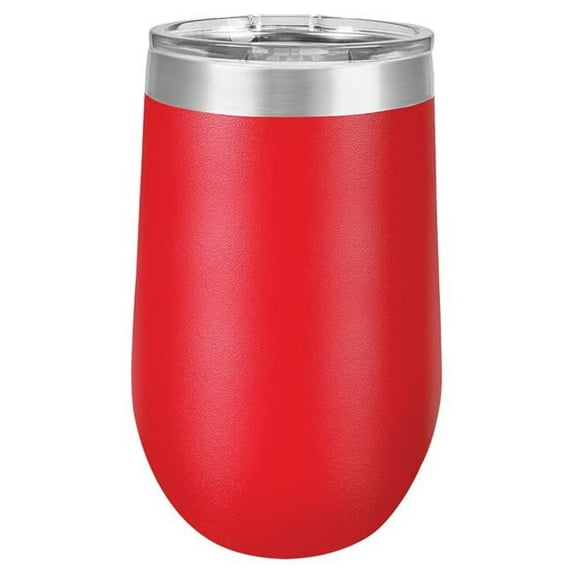16 oz Stainless Steel Polar Camel Stemless Tumblers, Red