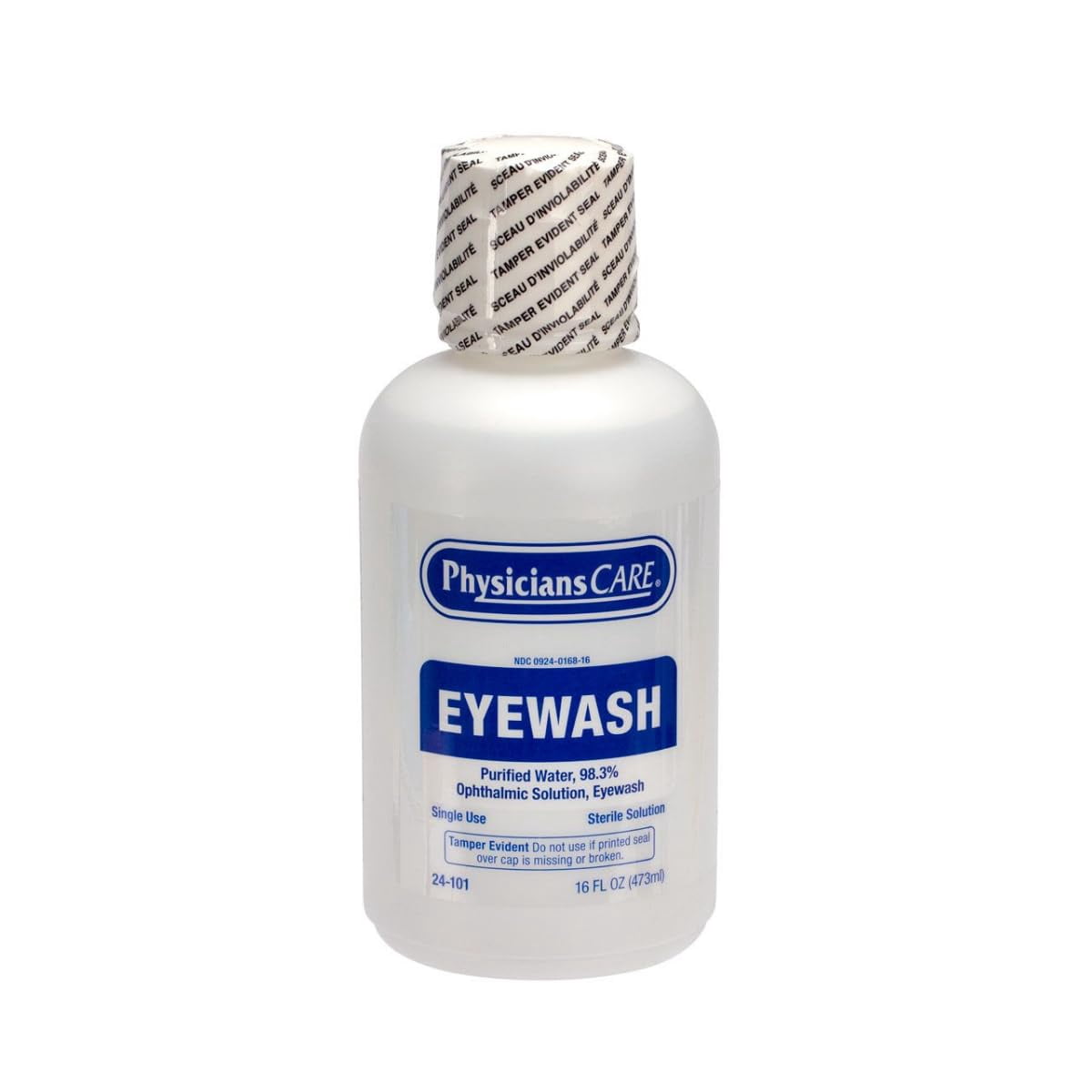 16 oz Sterile Eye Wash Solution for Irrigation | Flush dust, debris and ...