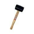 thumbnail image 1 of 16 oz Wooden Handle Rubber Mallet Hammer, Black, 1 of 1