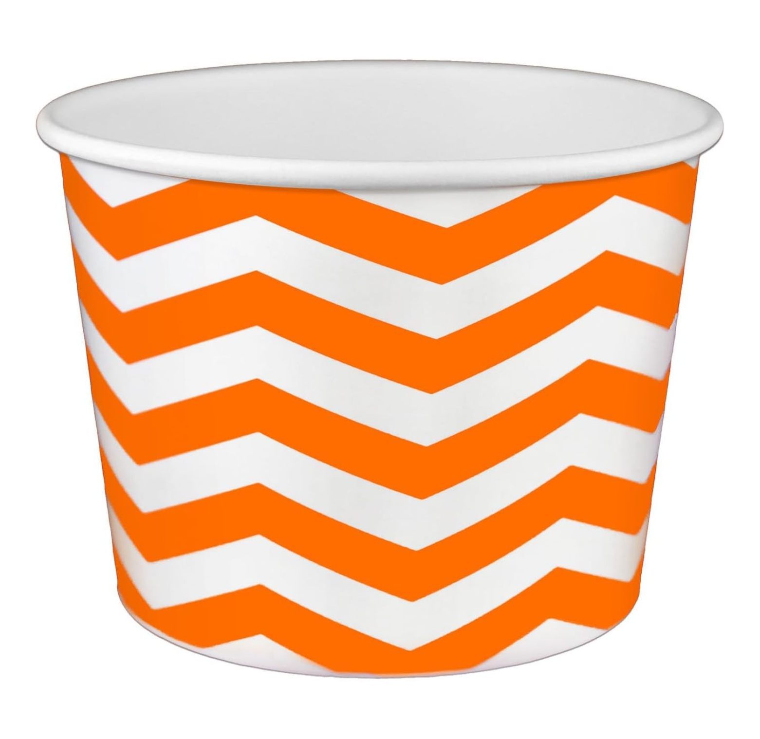 16 oz Yogurt Paper Cups 1000 Count (Orange)