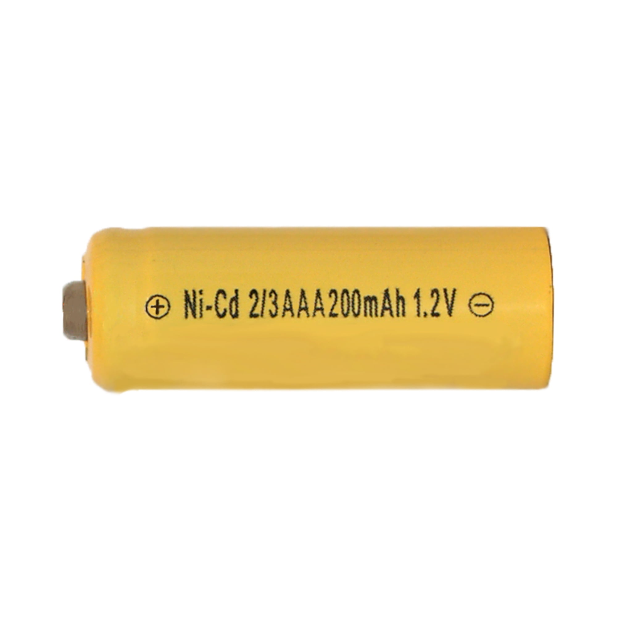 16-pack 2/3 AAA NiCd Button Top Batteries (200 mAh)