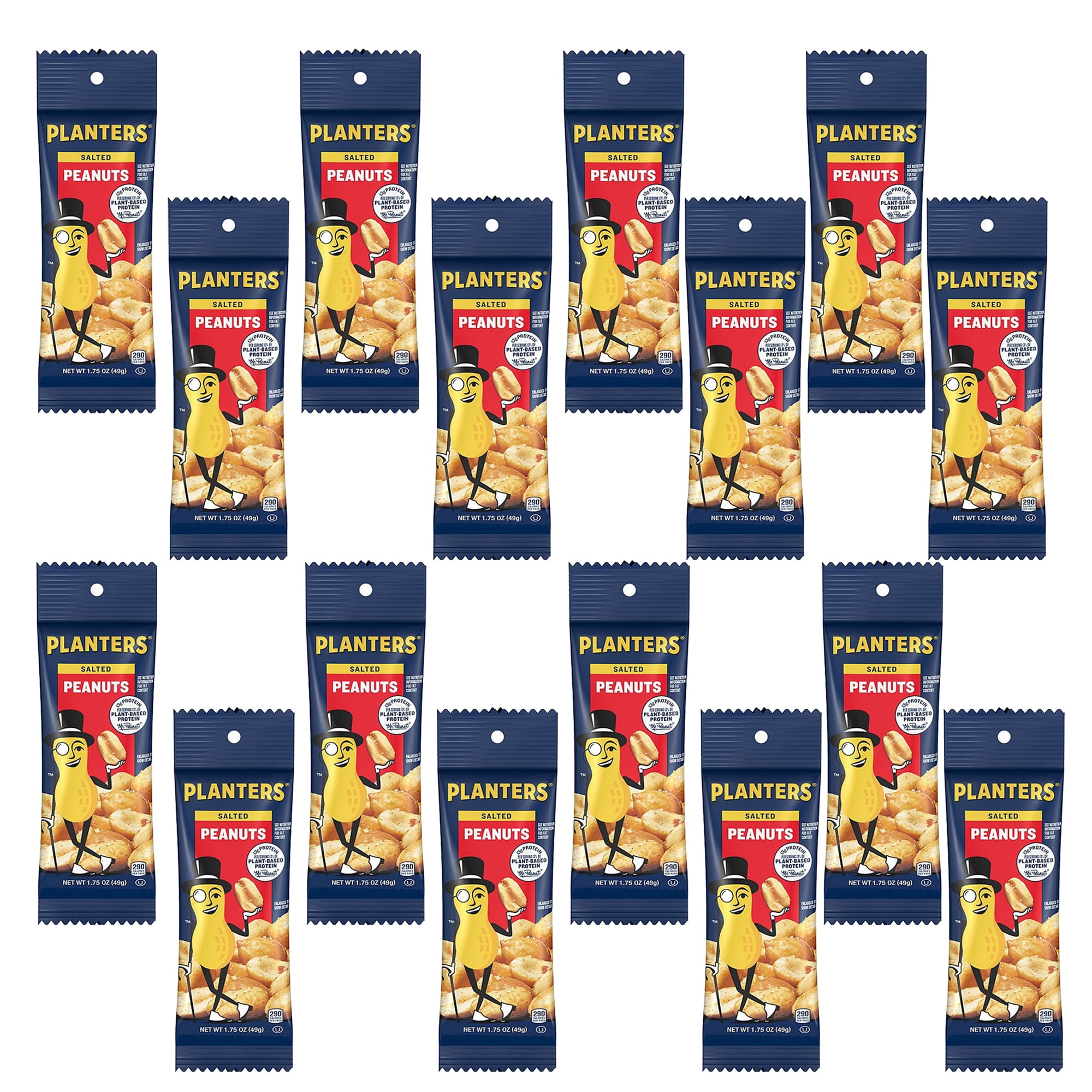 16 pack Planters Nuts Cashews and Peanuts Irresistible Nut Snacking