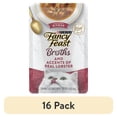 thumbnail image 1 of (16 pack) Purina Fancy Feast Broths, Wet Cat Food, Lobster Seafood Bisque, 1.4 oz Pouches, 1 of 10