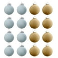 thumbnail image 1 of 16 pc Christmas Ball Bauble Ornament Velvet Christmas Indoor Outdoor Hanging Decoration Holiday Party Wedding Halloween Thanksgiving Valentine's Day Decor, 1 of 6