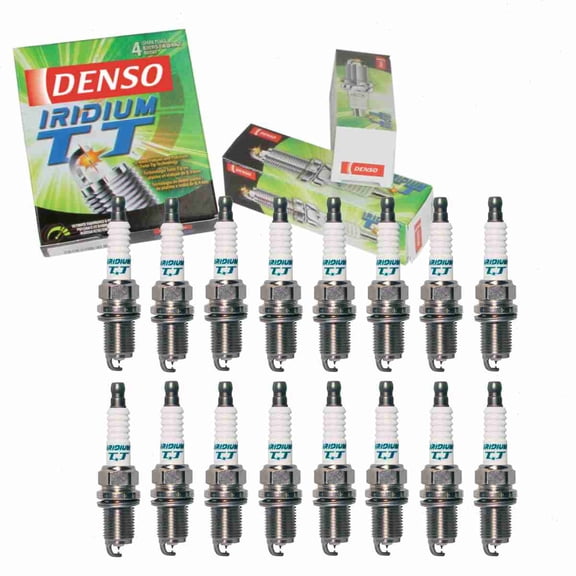 16 pc DENSO Iridium TT Spark Plugs compatible with Dodge Durango 5.7L V8 2009-2014