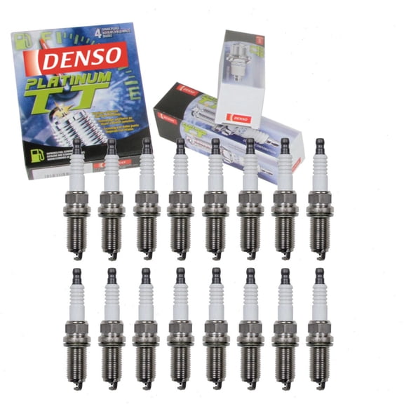 16 pc DENSO Platinum TT Spark Plugs compatible with Dodge Durango 5.7L V8 2009-2014