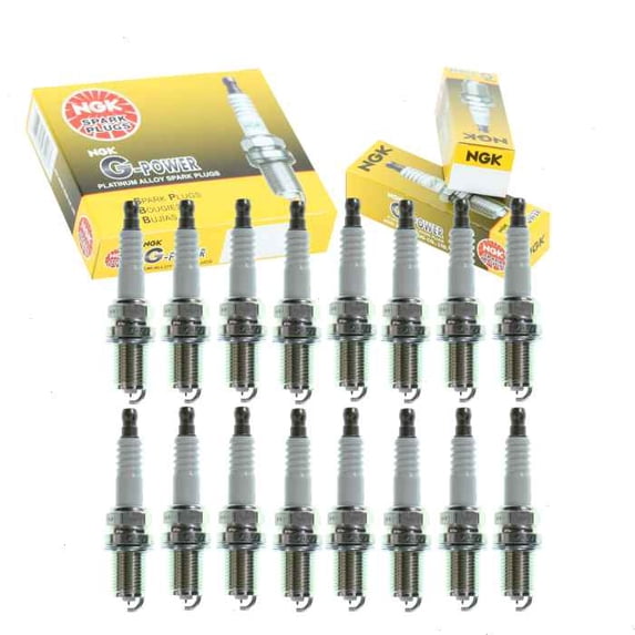 16 pc NGK G-Power Spark Plugs compatible with Mercedes-Benz R500 5.0L V8 2006-2007